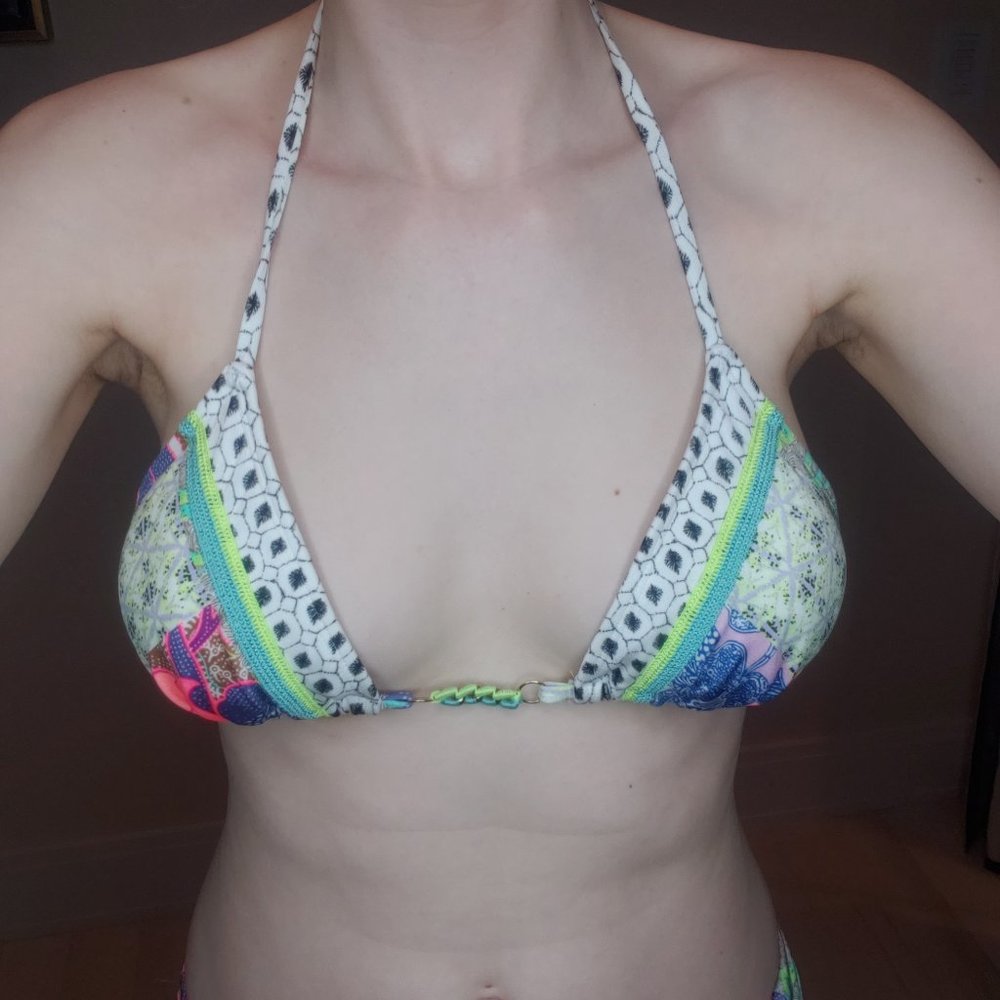 Victoria Secret Flower Printed Bikini Top